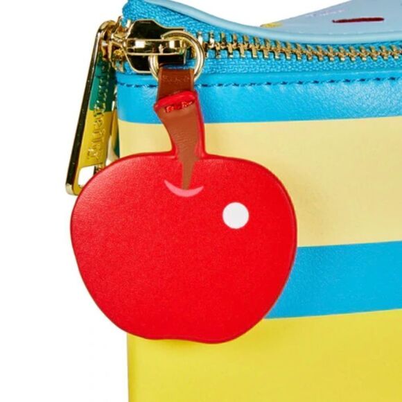 Snow White Cake Bundle!! Crossbody Bag, Card Wallet & Key Chain NEW Loungefly - Picture 5 of 11